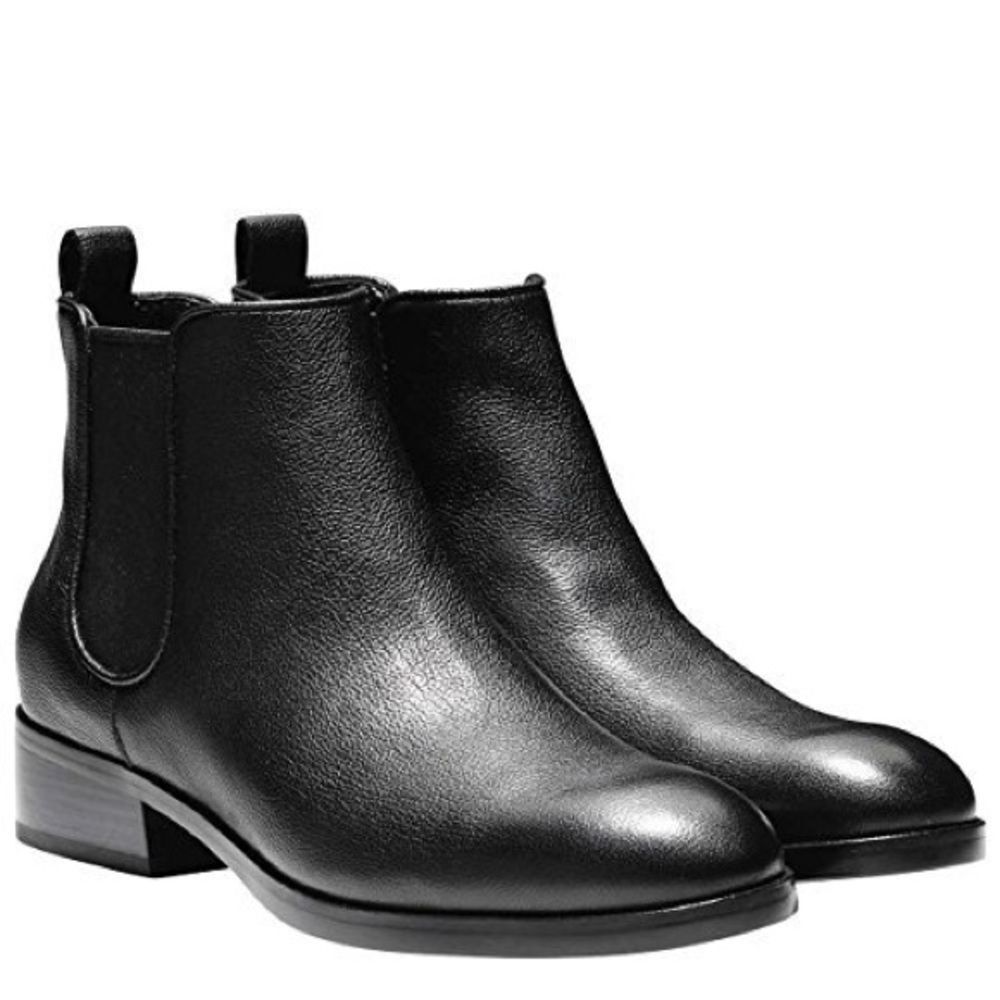 Cole Haan Landsman Bootie Ankle Black Leather Boots Chelsea 10B